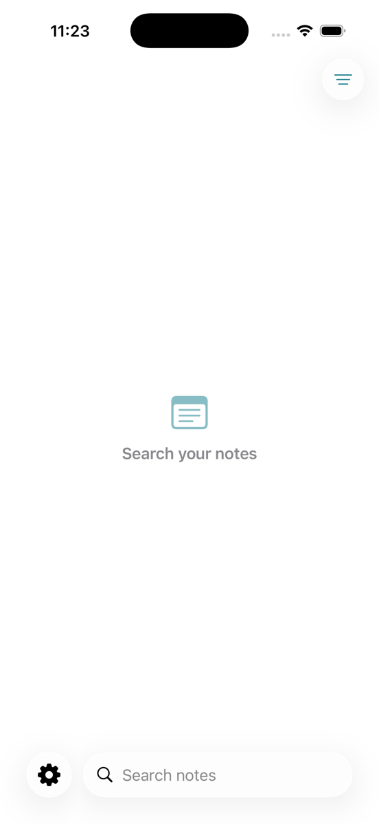 Search view